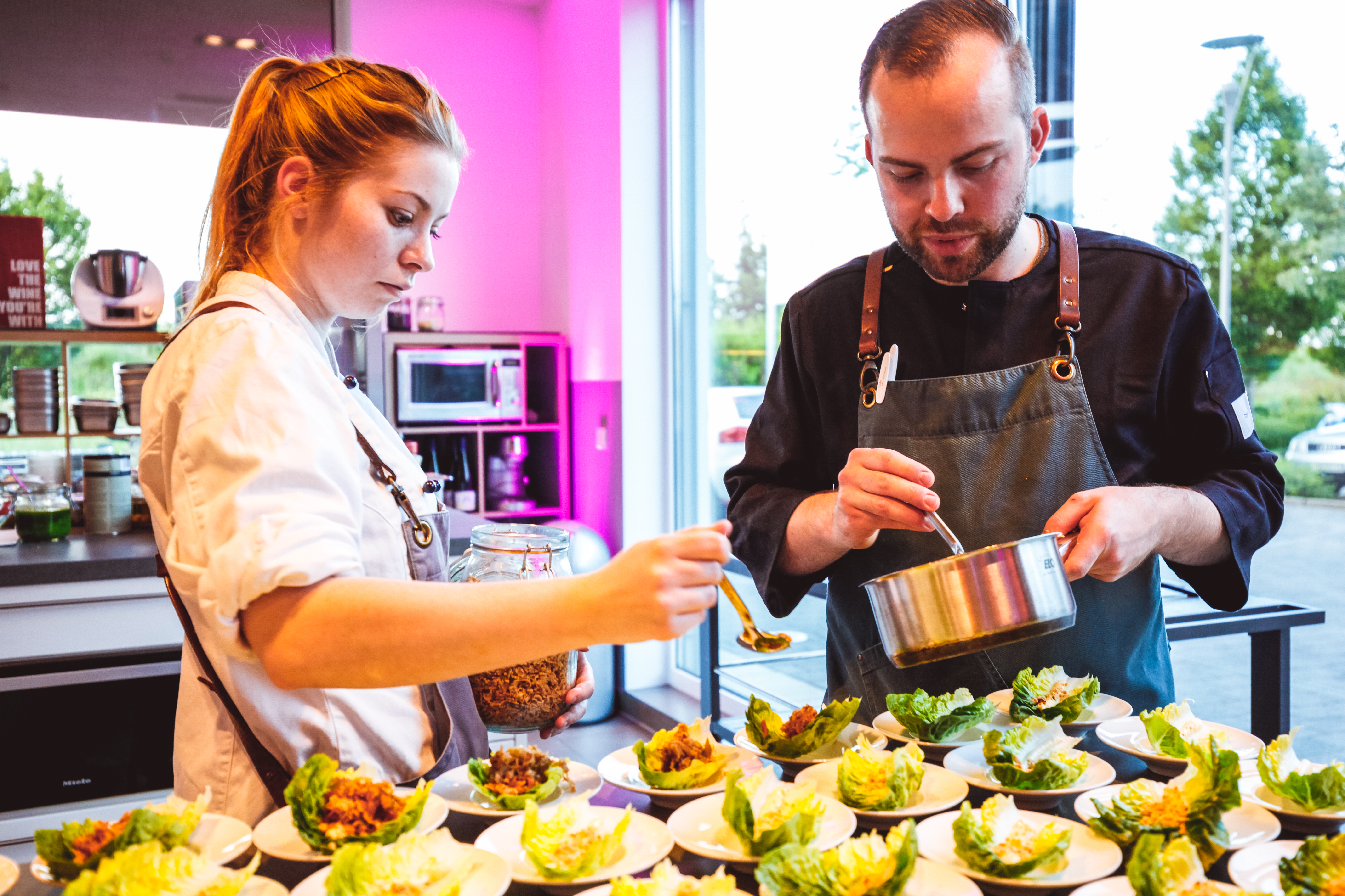 Küchenparty & Front-Cooking in der Kochschule - AUSGEBUCHT